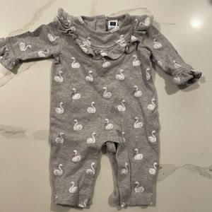 Janie and Jack swan one piece